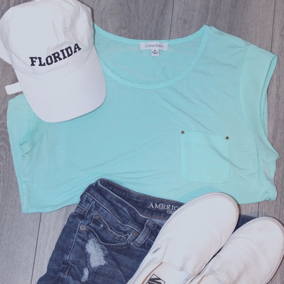 Light Blue Calvin Klein Blouse
